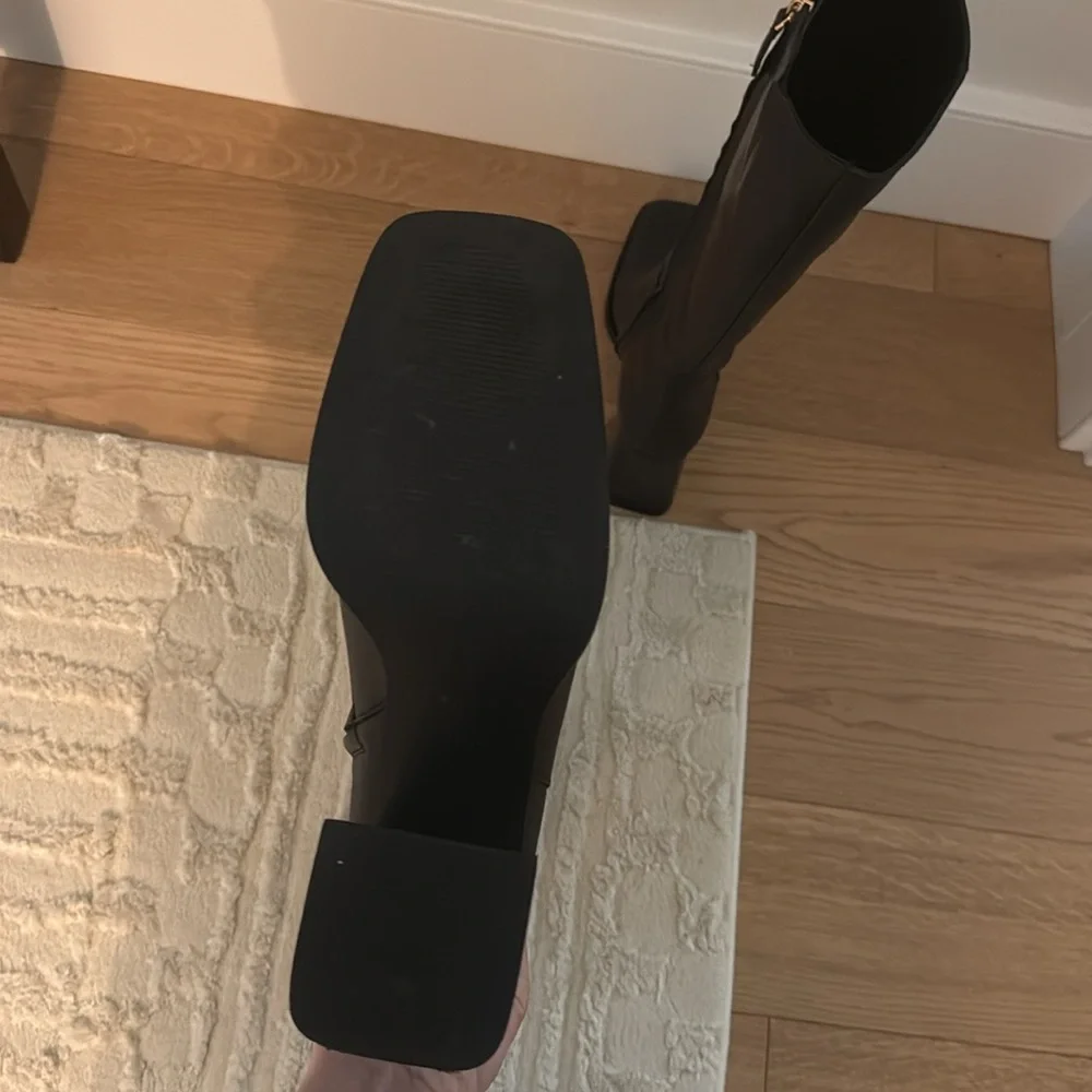 Feners black leather boots - Picture 3 of 5